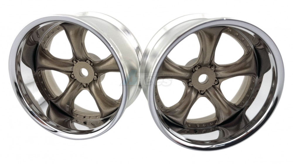 LAB Miscellaneous All Work Vs KF# S1 3p Wheel Deep Rim Offset 8 Chrome Bronze Metalic