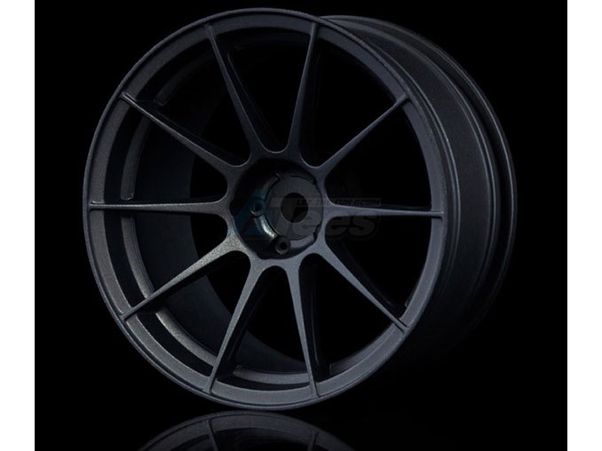 MST Miscellaneous All 5H Wheel (+7) (4) w/ Nut Flat Black