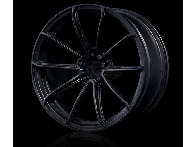 MST Miscellaneous All GTR Wheel (+5) (4) w/ Nut Flat Black