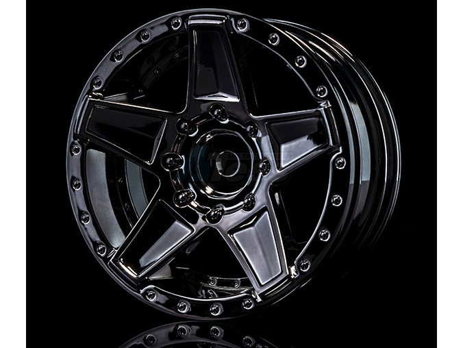 MST Miscellaneous All 648 Wheel (+5) (4) w/ Nut Silver Black