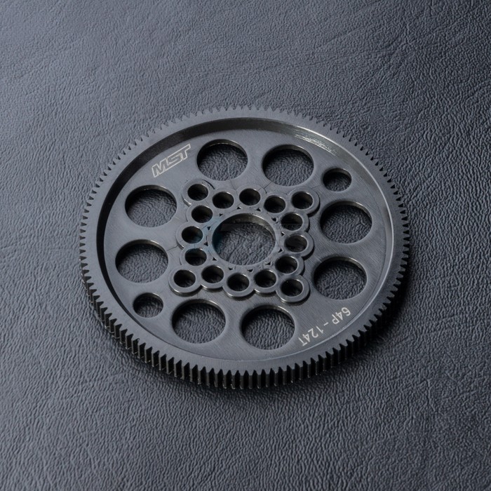 MST Miscellaneous All MST 64P Spur Gear 124T Black