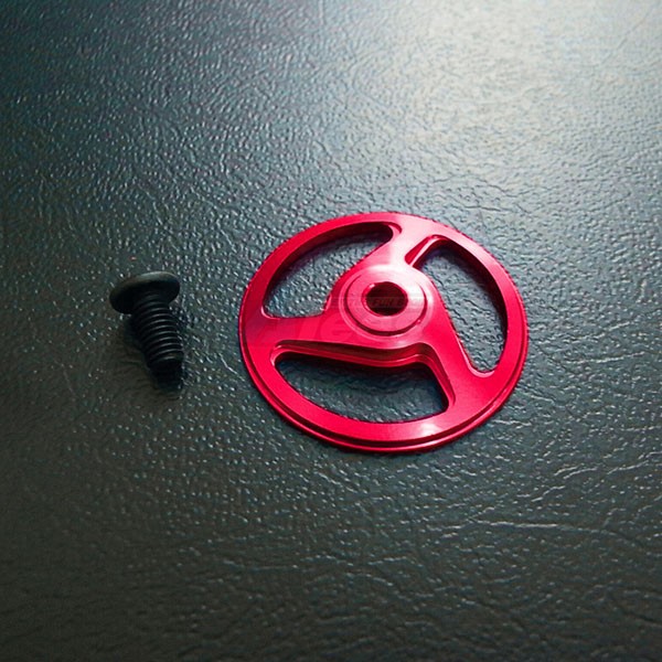 MST Miscellaneous All Aluminum Spur Gear Holder Cover Red