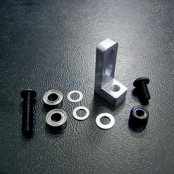 MST Miscellaneous All Aluminum Small Belt Pulley Mount Silver