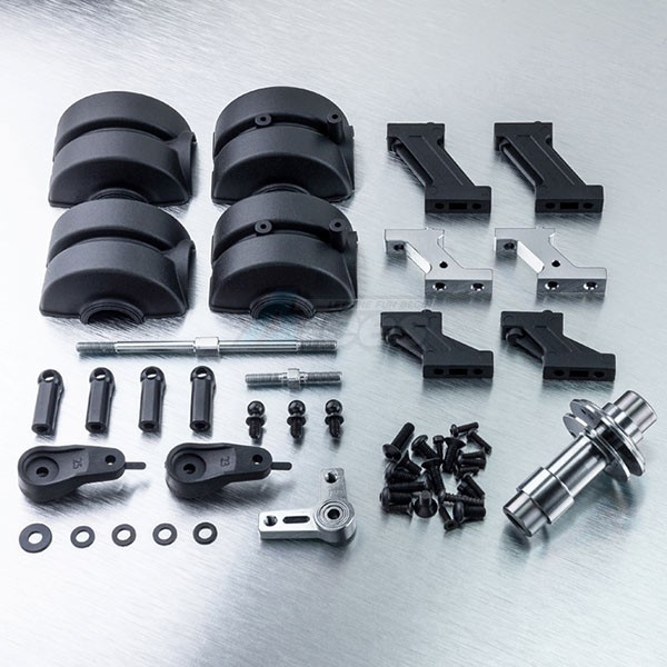 MST Miscellaneous All XXX-D VIP Front Motor Conversion Kit Silver