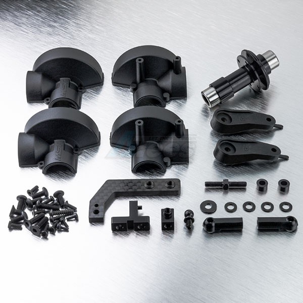 MST Miscellaneous All XXX-D VIP Rear Motor Conversion Kit Black