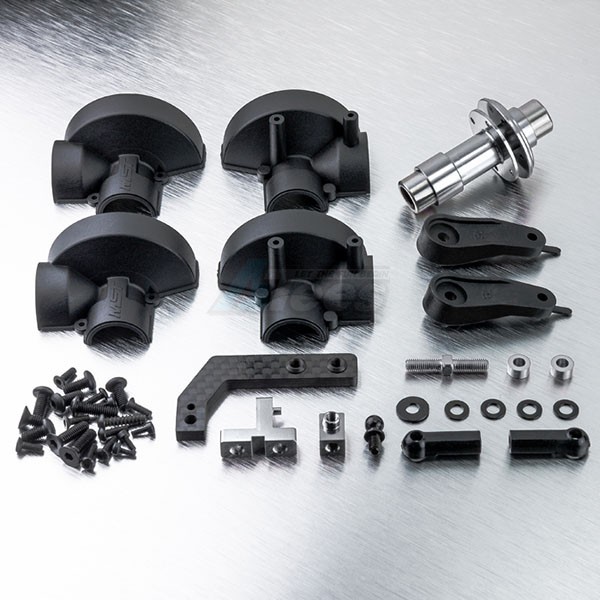 MST Miscellaneous All XXX-D VIP Rear Motor Conversion Kit Silver
