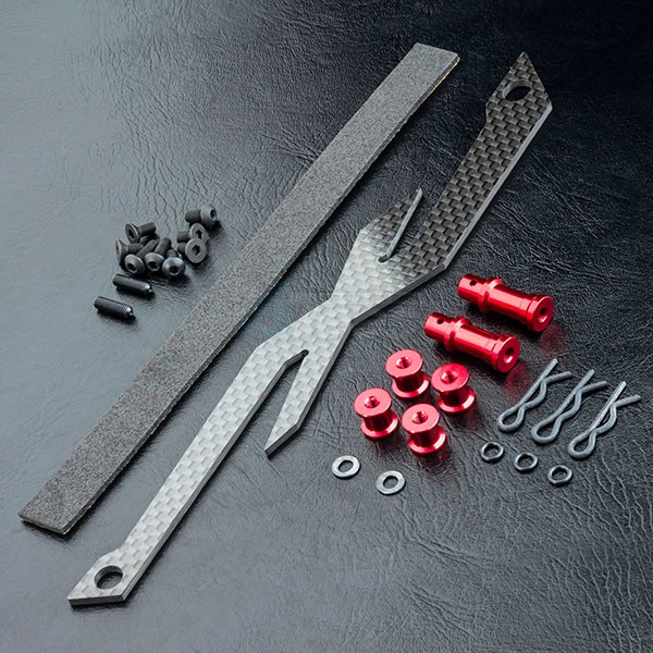 MST Miscellaneous All XXX Adjustable Carbon Battery Strap Red