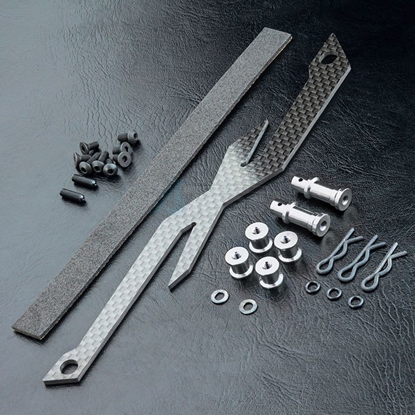 MST Miscellaneous All XXX Adjustable Carbon Battery Strap Silver