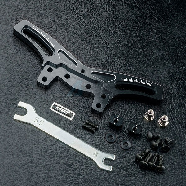 MST Miscellaneous All XXX Aluminum Front Quick Adj. Damper Stay Black