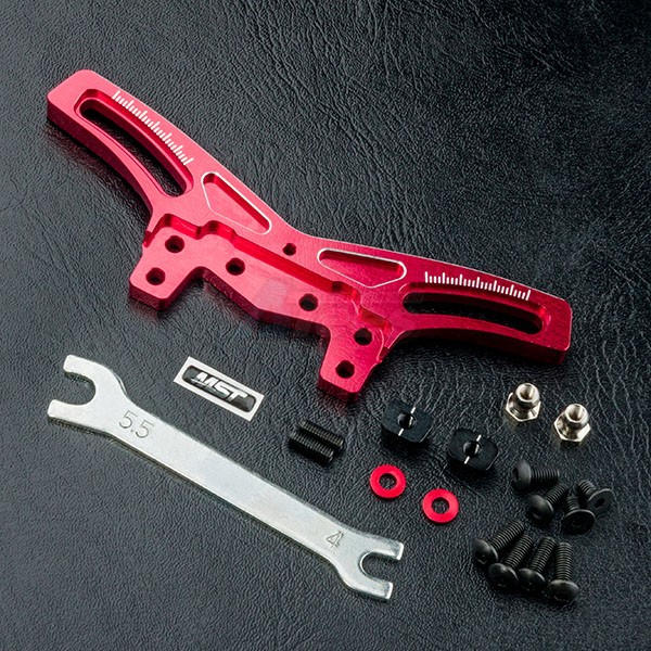 MST Miscellaneous All XXX Aluminum Front Quick Adj. Damper Stay Red