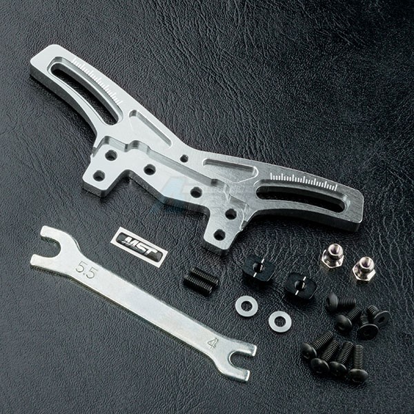 MST Miscellaneous All XXX Aluminum Front Quick Adj. Damper Stay Silver
