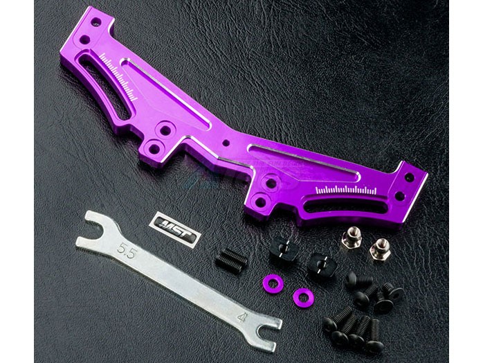 MST MST RRX-D Aluminum Rear Quick Adj. Damper Stay Purple