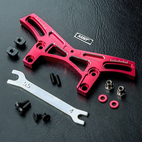 MST MST MS-01D MS-01D Aluminum Front Quick Adj. Damper Stay Red
