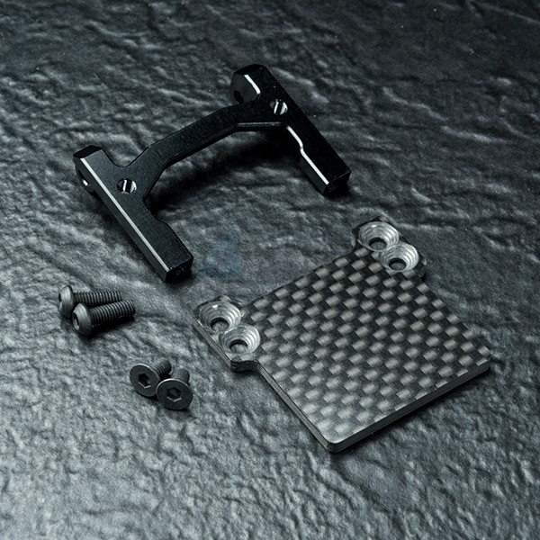 MST MST MRX MRX Aluminium Carbon ESC Rear Mount Set Black