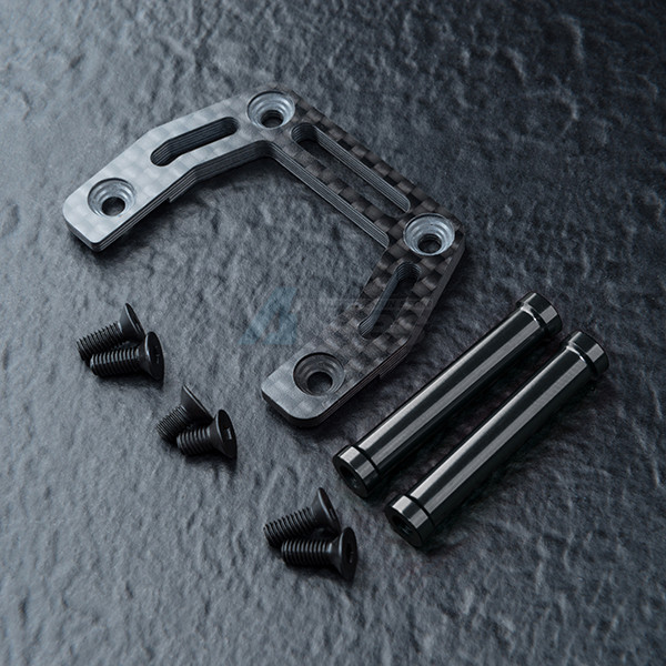MST MST RMX 2.5 KMW Carbon Front Upper Brace Set (Black)