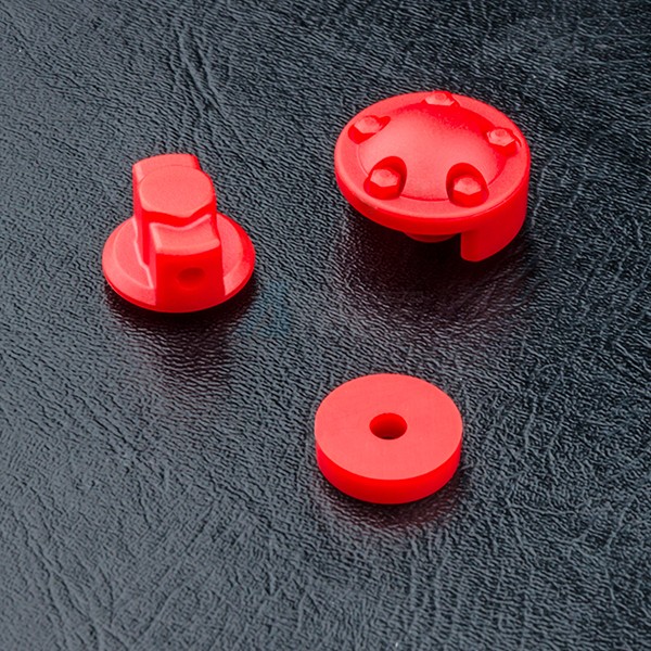 MST Miscellaneous All MSA Axle Bearing Cap Set Red