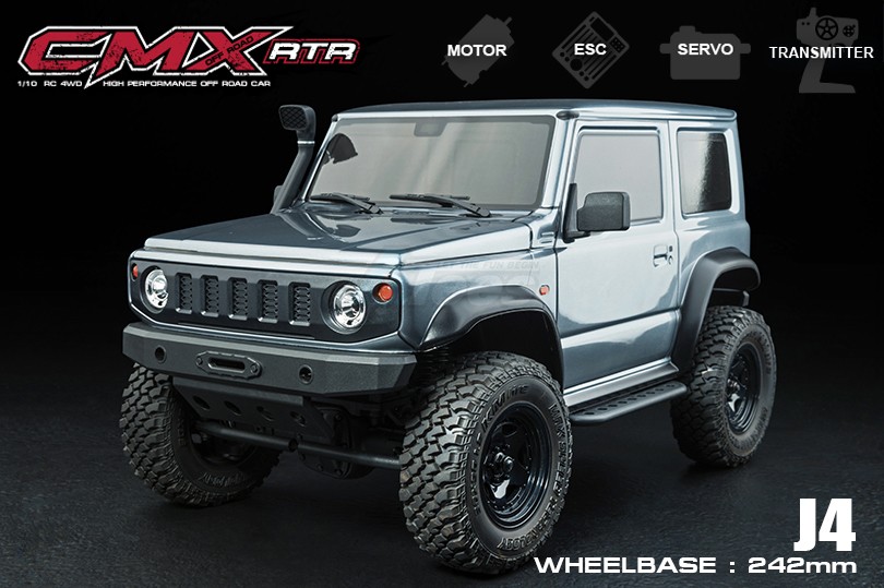 MST MST CMX 1/10 CMX Jimny J4 Crawler RTR Light Gray