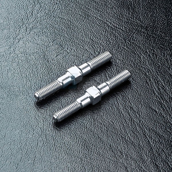 MST Miscellaneous All Aluminum Reinforced Turnbuckle 3X28 (2) Silver