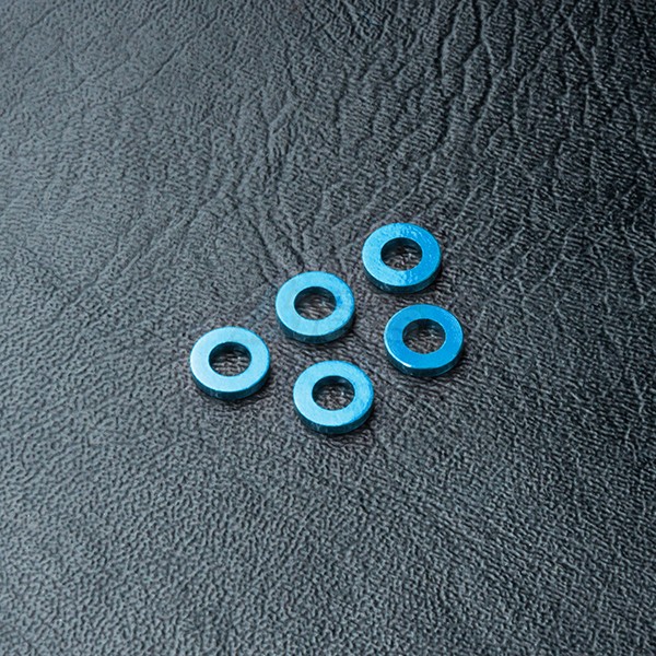 MST MST CMX Aluminum Spacer 3 x 5.5 x 1.0 (5) Blue
