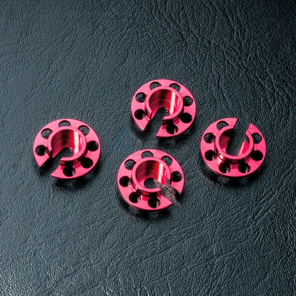 MST Miscellaneous All Aluminum Damper Retainer (Small) (4) Red