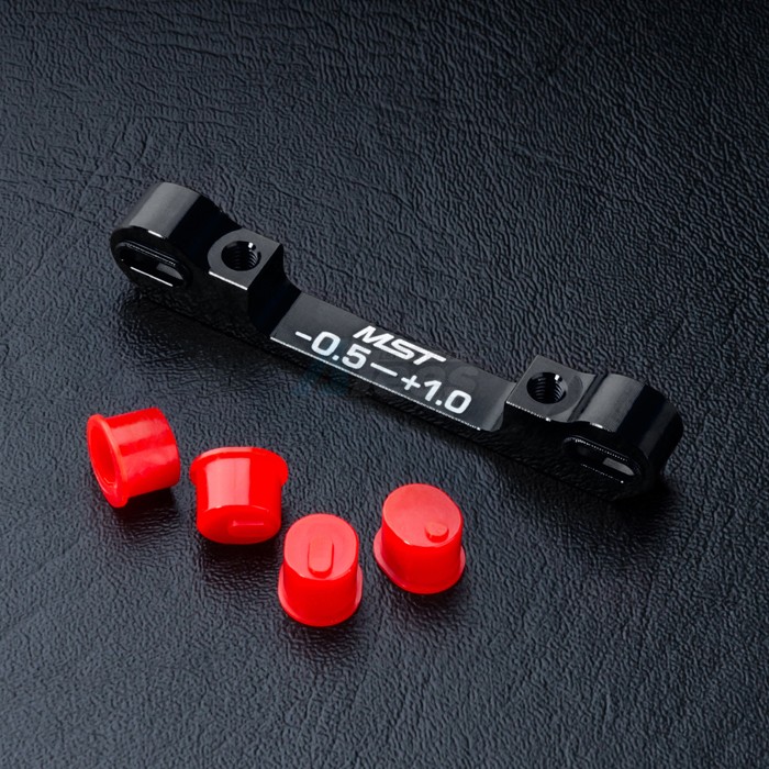 MST Miscellaneous All Adjustable Aluminum Suspension Mount (-0.5-+1.0) Black