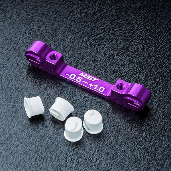 MST Miscellaneous All Adjustable Aluminum Suspension Mount (-0.5-+1.0) Purple