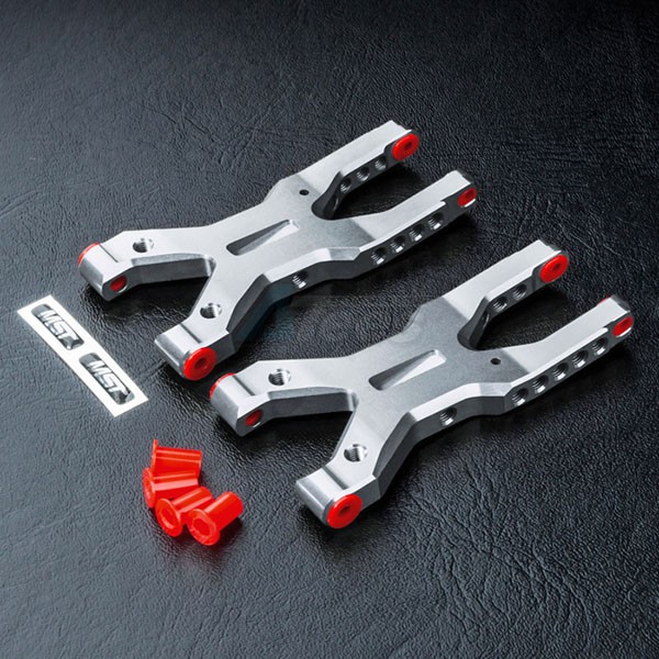 MST Miscellaneous All HT Aluminum Rear Lower Arm Set Silver