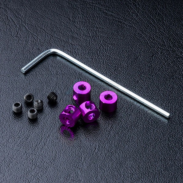 MST Miscellaneous All Aluminum Stabilizer Rod Stopper (4) Purple