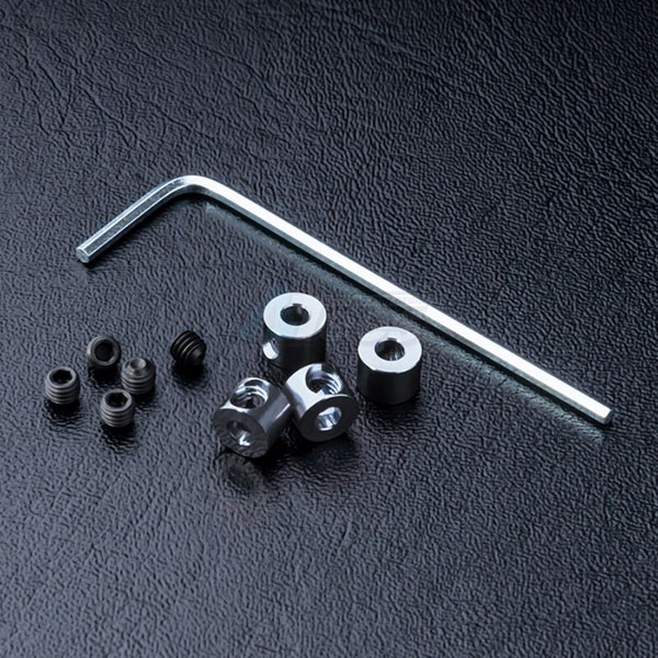 MST Miscellaneous All Aluminum Stabilizer Rod Stopper (4) Silver