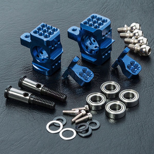MST Miscellaneous All AKM Aluminum Upright (2WD) (2) Dark Blue