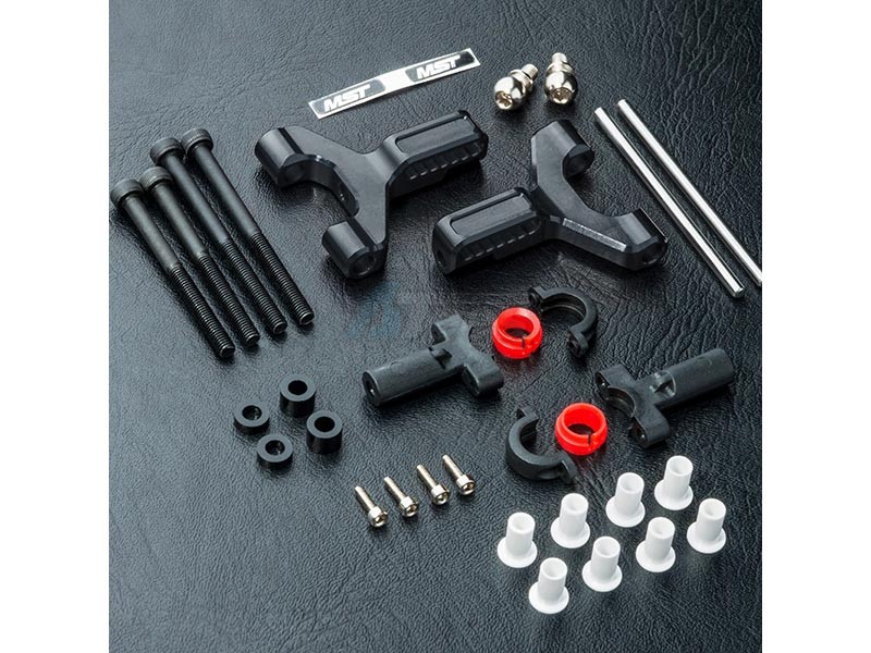 MST Miscellaneous All Aluminum Front Lower Arm Set Black