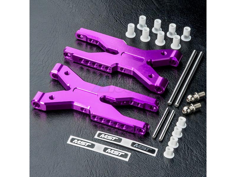 MST Miscellaneous All Aluminum Rear Lower Arm Set Purple