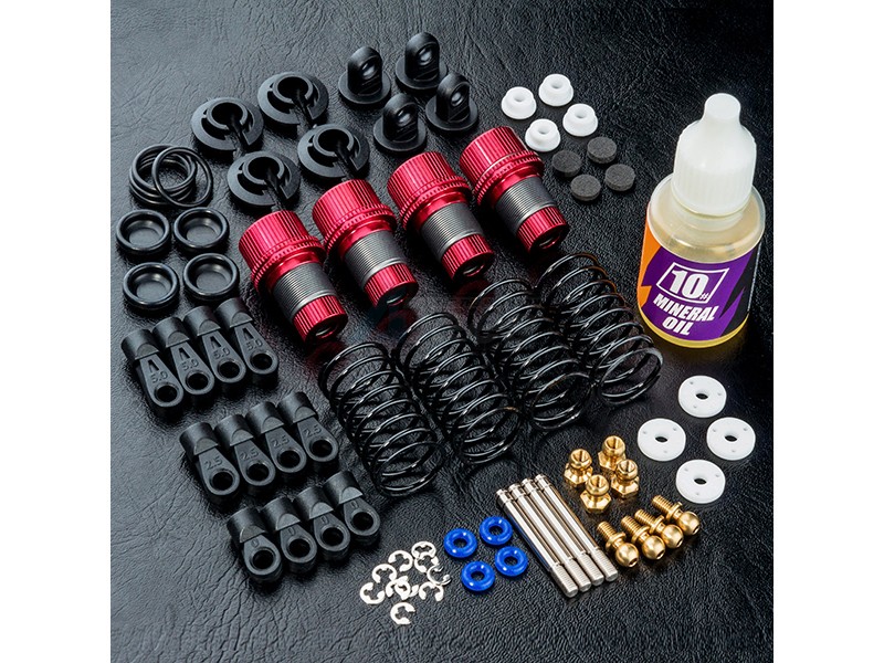 MST Miscellaneous All TR56 Aluminum Damper Set (4) Red