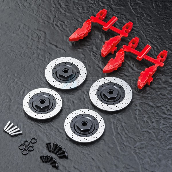 MST Miscellaneous All Aluminium Wheel Hubs 6mm (Large Brake Disc Shaped)