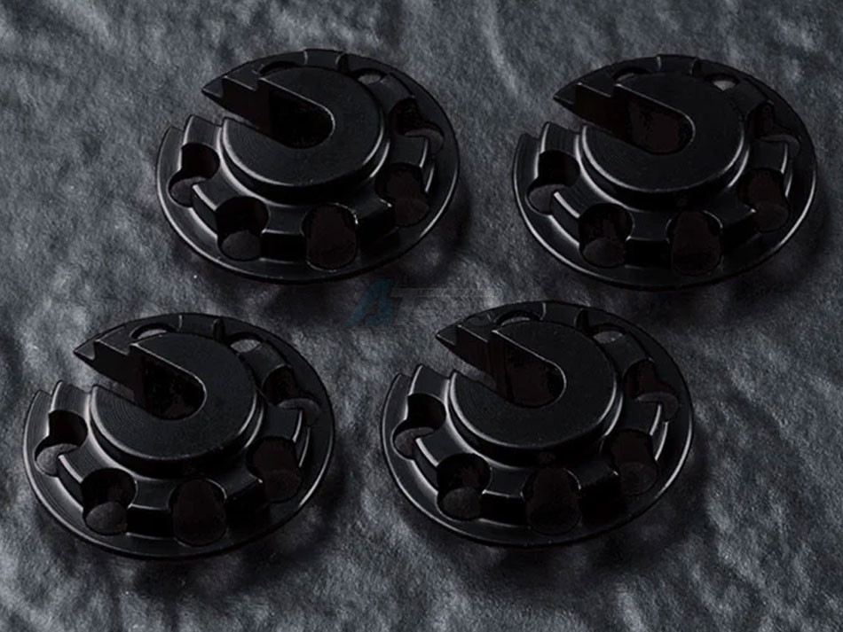 MST Miscellaneous All Lightweight Lowered Aluminium Shocks Mount (4) Black