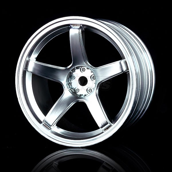 MST Miscellaneous All 5 Spokes Wheel Offset 5 (4) Flat Silver