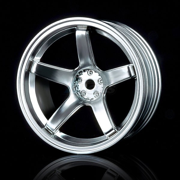 MST Miscellaneous All 5 Spokes Wheel Offset 8 (4) Flat Silver