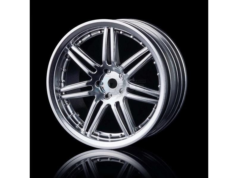 MST Miscellaneous All X603 Wheel (+5) (4) Flat Silver
