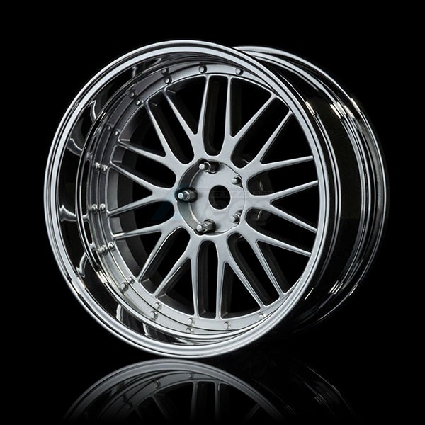 MST Miscellaneous All LM Offset Changeable Wheel Sets (4) Flat Silver