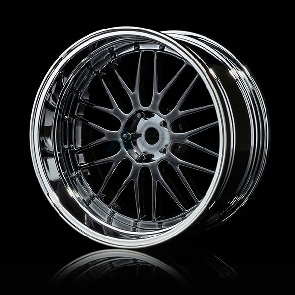 MST Miscellaneous All LM Offset Changeable Wheel Sets (4) Silver Black