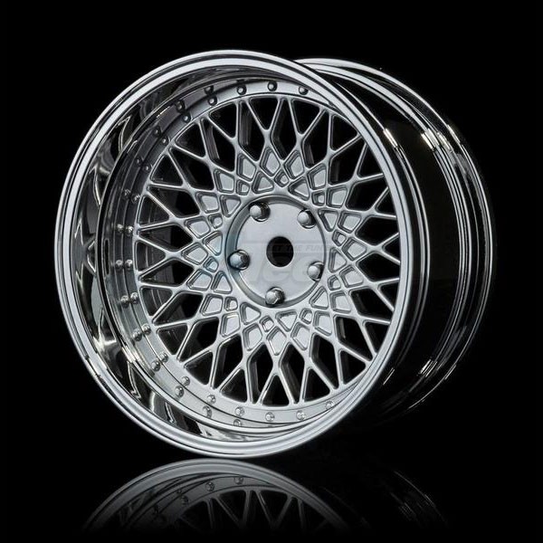 MST Miscellaneous All 501 Offset Changeable Wheel (4) Flat Silver