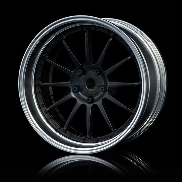 MST Miscellaneous All 21 Offset Changeable Wheel Set (4) Flat Black