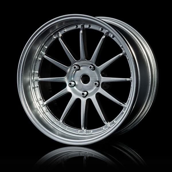 MST Miscellaneous All 21 Offset Changeable Wheel Set (4) Flat Silver