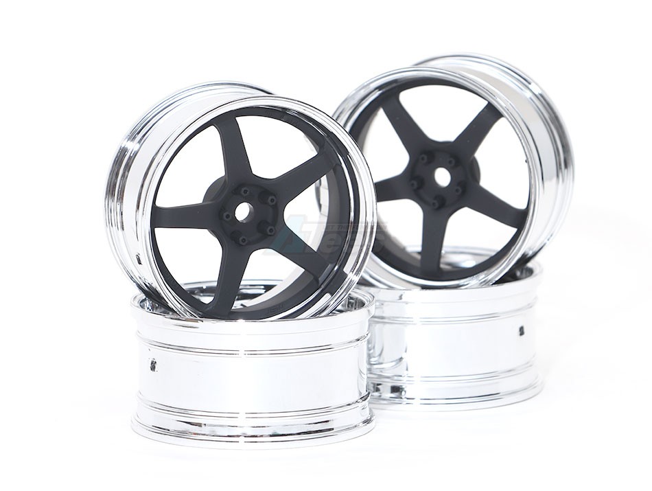 MST Miscellaneous All GT Offset Changeable Wheel Set (4) Flat Black