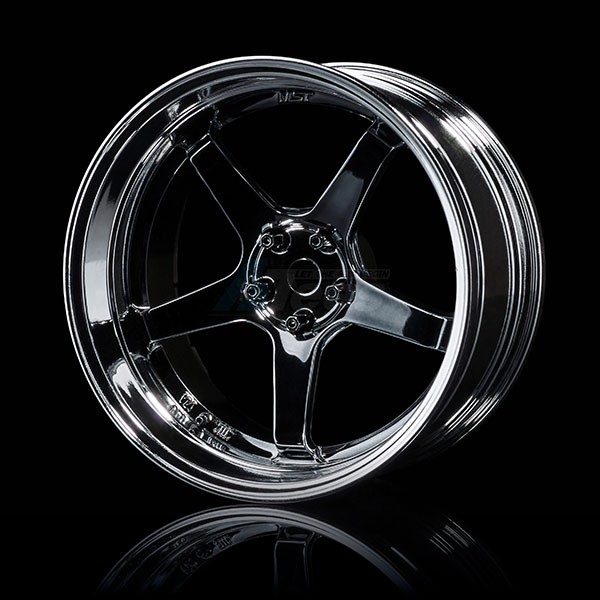 MST Miscellaneous All GT Offset Changeable Wheel Set (4) Silver Black