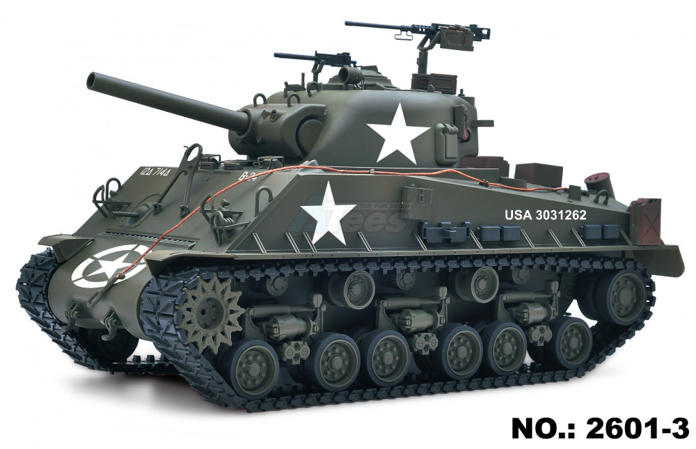 NF Model Miscellaneous All 1/16 Full Scale Fully Functional Radio Control Battle Tank SHERMAN M4A3 105mm HOWITZER
