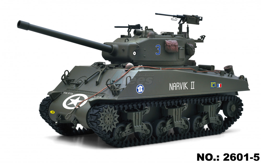 NF Model Miscellaneous All 1/16 Full Scale Fully Functional Radio Control Battle Tank SHERMAN M4A3(76W) VVSS Large Hatch
