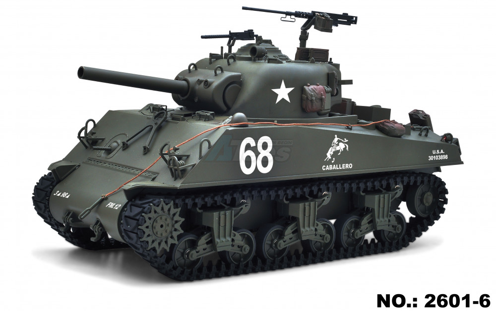 NF Model Miscellaneous All 1/16 Full Scale Fully Functional Radio Control Battle Tank SHERMAN M4A3 105D HOWITZER