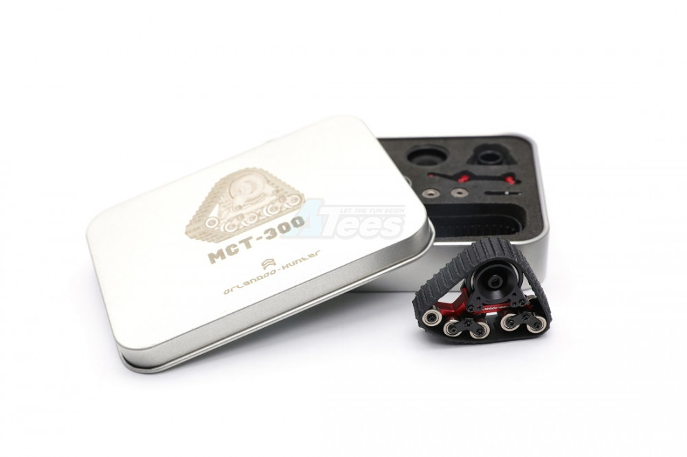 Orlandoo Hunter Model Miscellaneous All Metal Continuous Track (1 Pair) for 1/32 & 1/35 RC Crawler Black