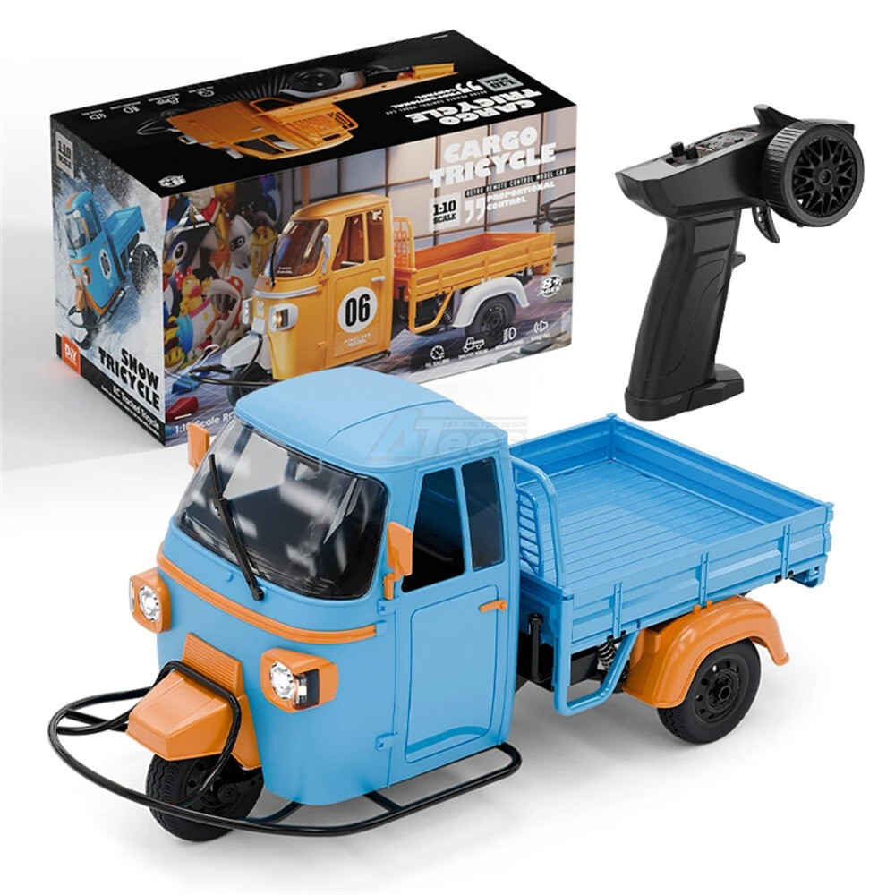 Pinecone Model Miscellaneous All 1/10 RC 3 Wheel Cargo Tricycle RTR Blue